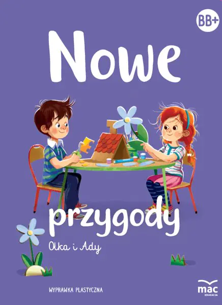 Książka - Nowe przygody Olka i Ady. Wyprawka plastyczna. Poziom B i B+
