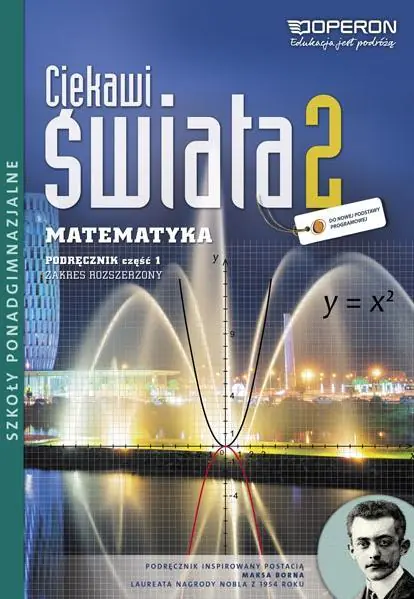 Książka - Ciekawi świata 2. Matematyka. Podręcznik. Część 1. Zakres rozszerzony. Szkoła ponadgimnazjalna