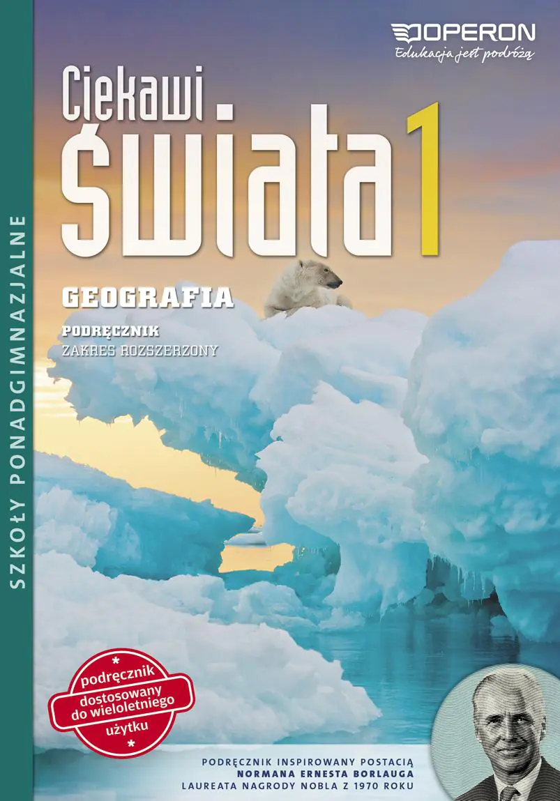 Książka - Geografia LO 1 Ciekawi świata podr ZRw.2015 OPERON