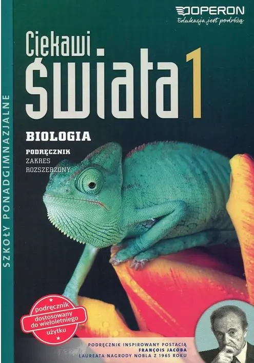 Książka - Ciekawi świata Biologia 1 ZR Szkoła Ponadgimnazjalna Podręcznik 2015