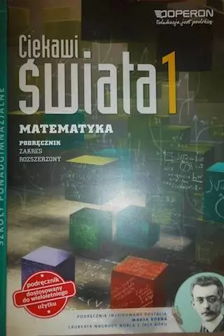 Książka - Ciekawi świata 1. Matematyka. Podręcznik. Zakres rozszerzony. Szkoły ponadgimnazjalne