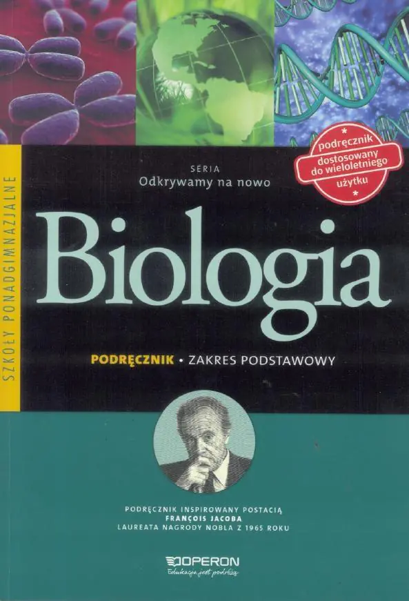 Książka - Odkrywamy na nowo. Biologia. Podręcznik. Zakres podstawowy. Szkoła ponadgimnazjalna