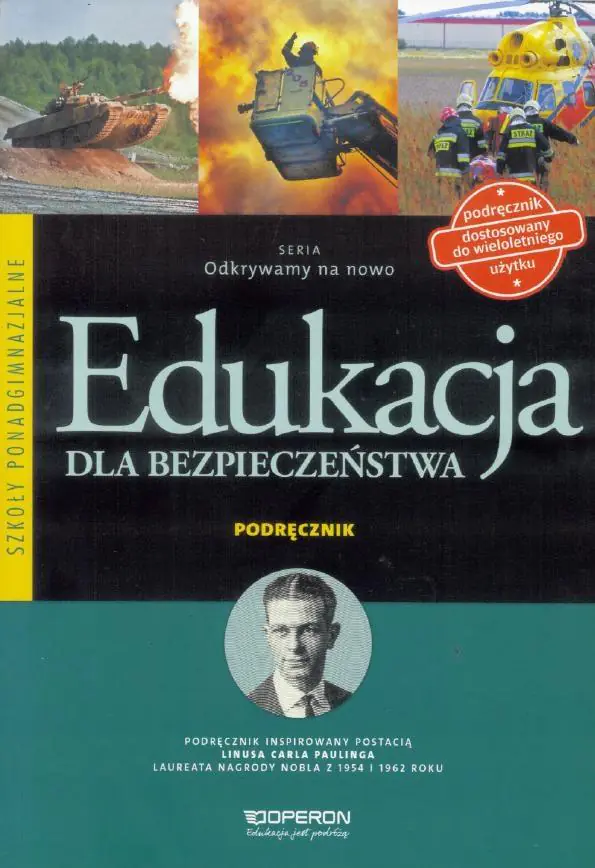 Książka - Odkrywamy na nowo. Edukacja dla bezpieczeństwa. Podręcznik. Szkoła ponadgimnazjalna