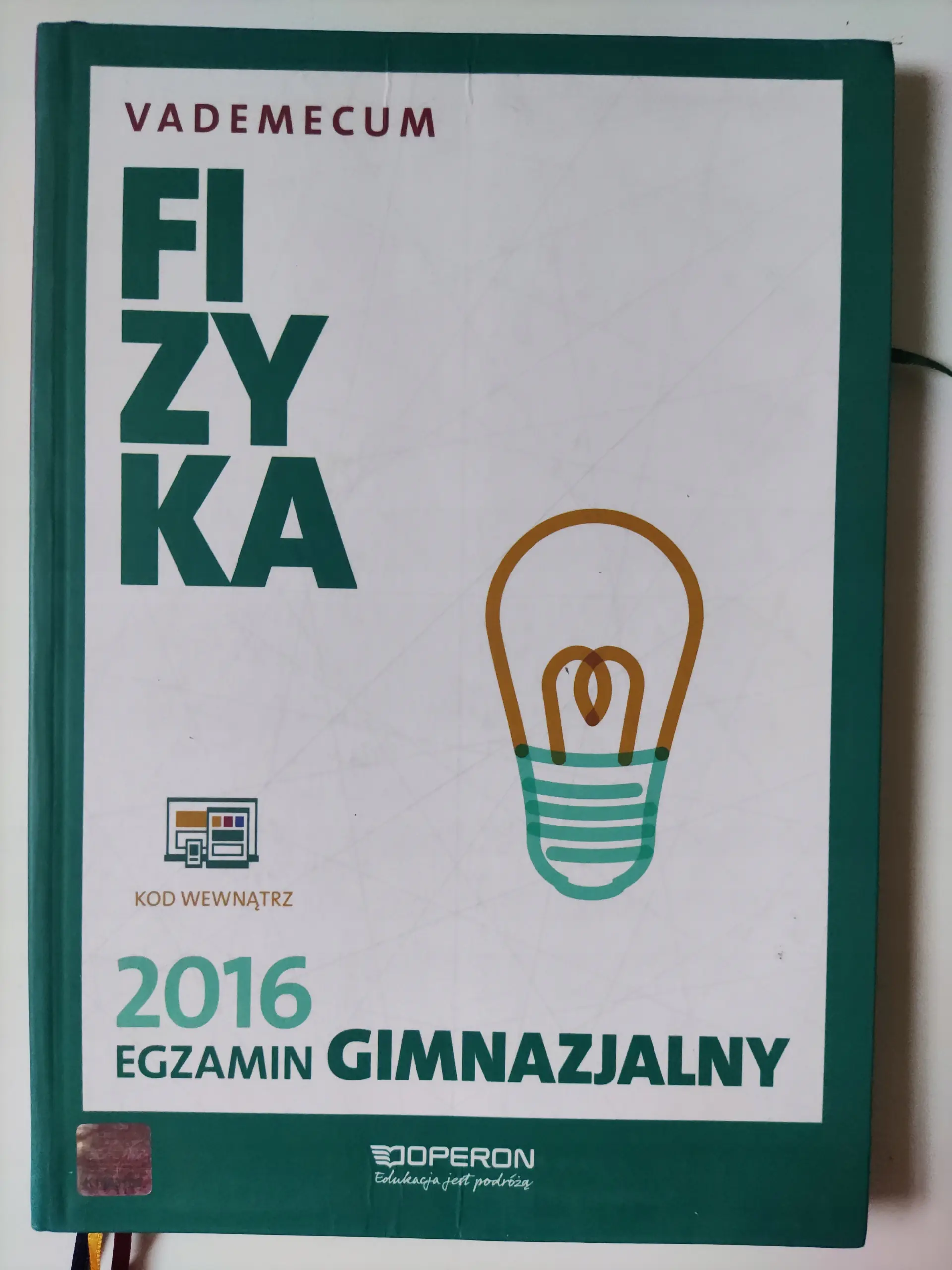 Książka - Vademecum 2016 GIM Fizyka OPERON