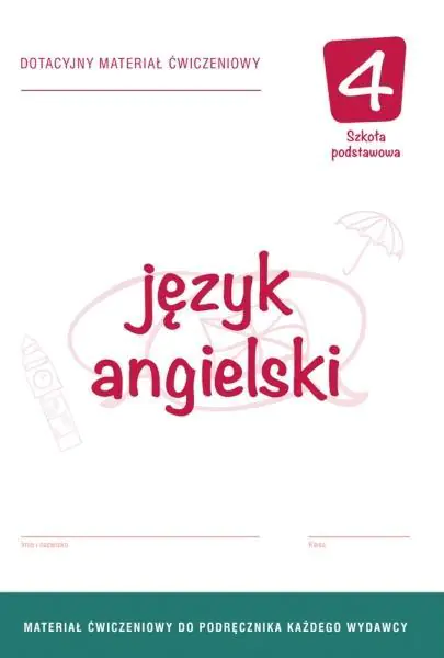 Książka - J.Angielski SP 4 Dotacyjny materiał ćw. OPERON