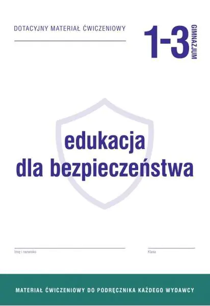 Książka - Edukacja dla bezpieczeństwa 1-3. Dotacyjny materiał ćwiczeniowy do podręcznika każdego wydawcy. Gimnazjum
