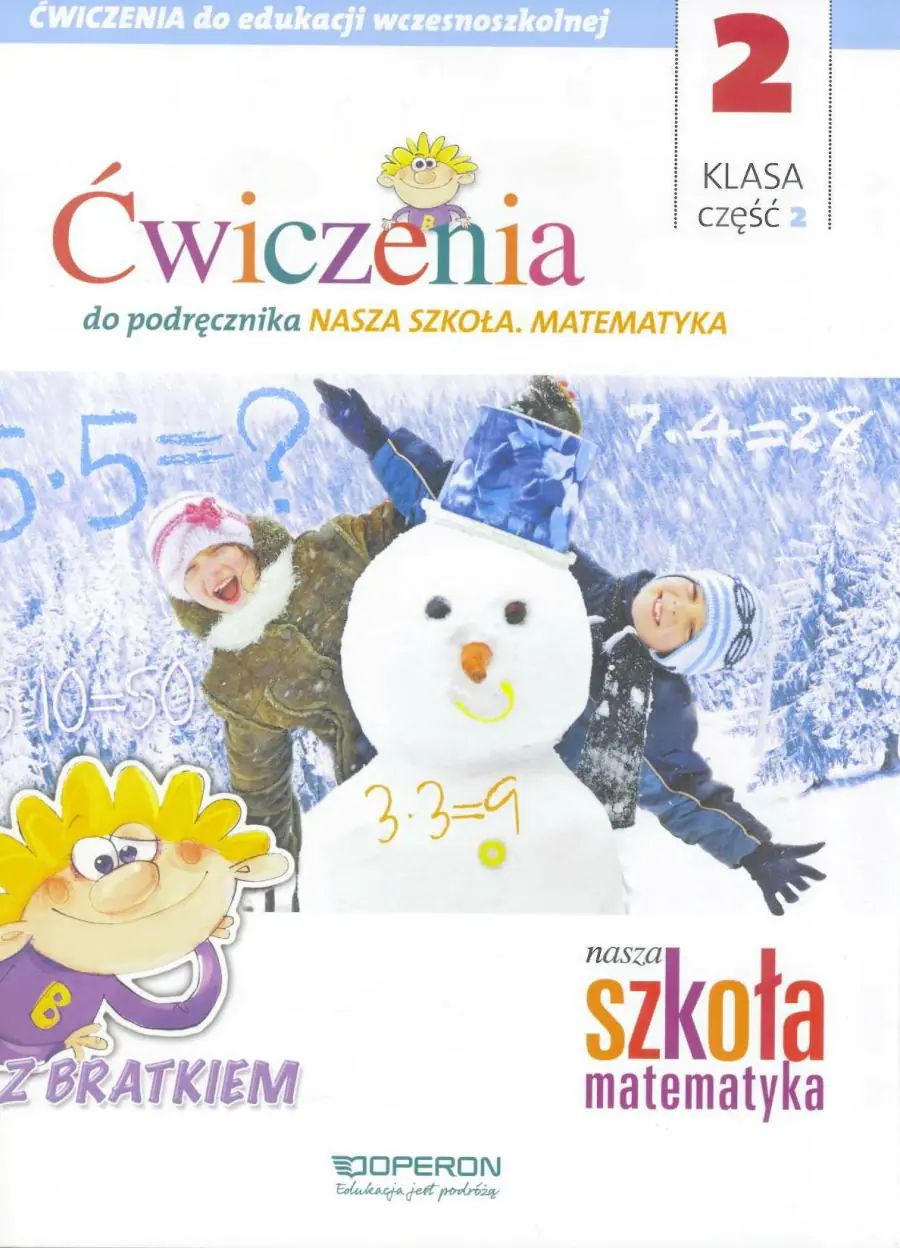 Książka - Edukacja wczesnoszkolna 2. Zeszyt ćwiczeń 2. Matematyka