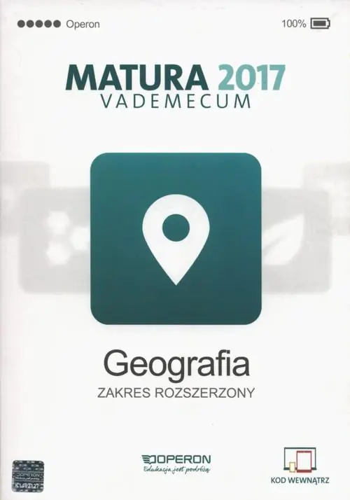 Książka - Vademecum 2017 LO Geografia ZR OPERON