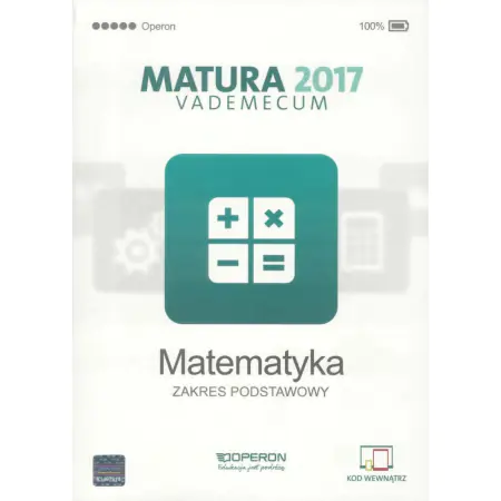 Książka - Matematyka. Matura 2017. Vademecum. Zakres podstawowy