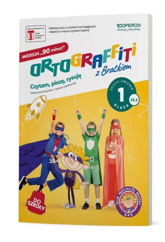 Książka - Ortograffiti z Bratkiem 1. Zeszyt ćwiczeń. Część 2. Szkoła podstawowa