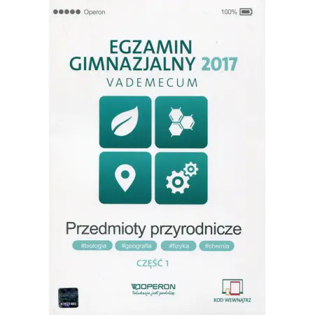 Książka - Vademecum 2017 GIM Przedmioty przyrod. cz.1 OPERON