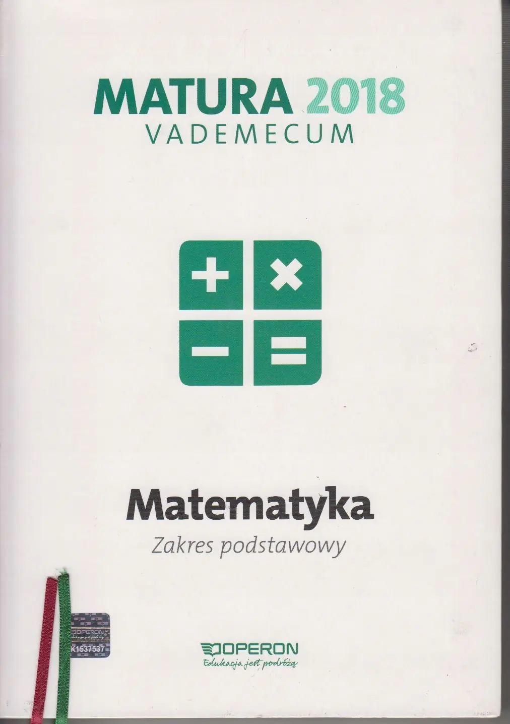 Książka - Vademecum 2018 LO Matematyka ZP OPERON