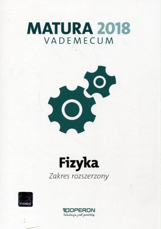 Książka - Vademecum 2018 LO Fizyka ZR OPERON