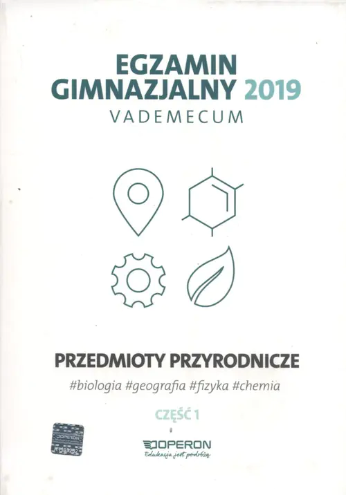 Książka - Vademecum 2019 GIM Przedmioty przyrod. cz.1 OPERON