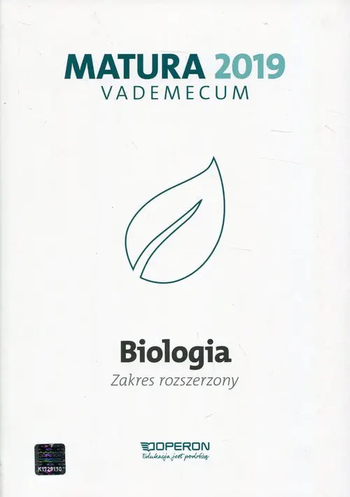 Książka - Matura 2019 Vademecum Biologia Zakres rozszerzony