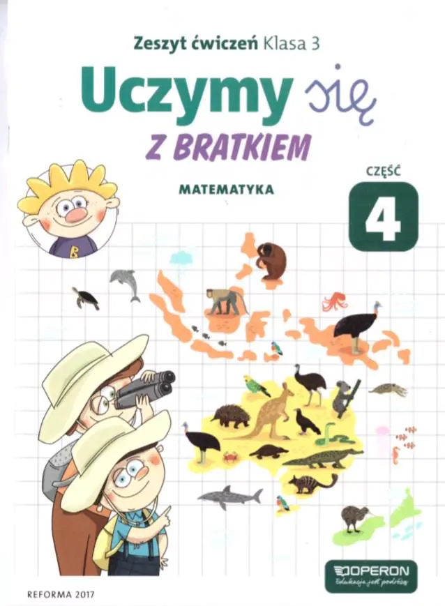 Książka - Uczymy się z Bratkiem 3. Matematyka. Część 4. Szkoła podstawowa