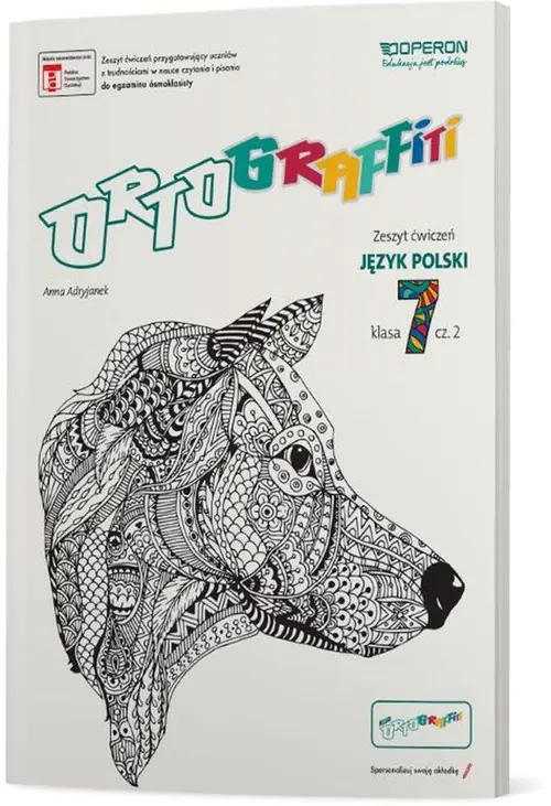 Książka - Ortograffiti 7. Język polski. Zeszyt ćwiczeń. Część 2. Szkoła podstawowa