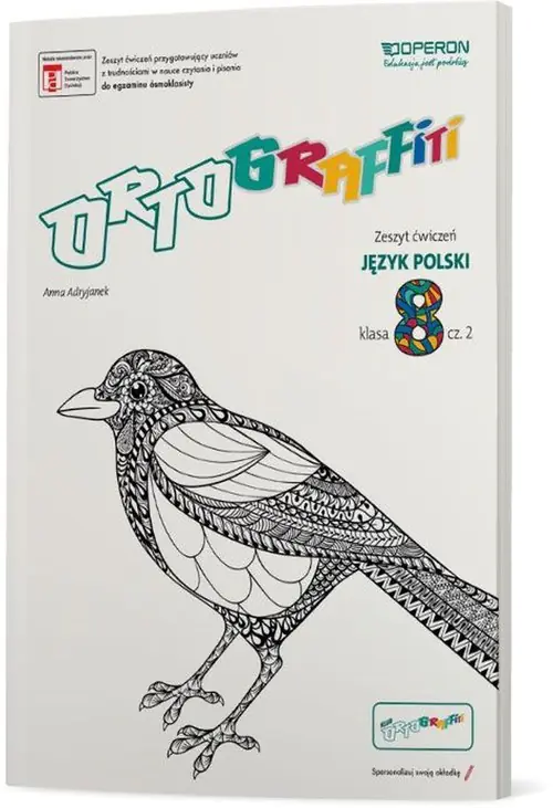 Książka - Ortograffiti 8. Język polski. Zeszyt ćwiczeń. Część 2. Szkoła podstawowa