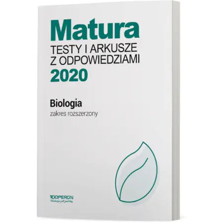 Książka - Matura 2020. Biologia. Testy i arkusze z odpowiedziami. Zakres rozszerzony