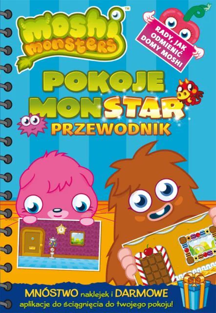 Książka - Moshi Monsters. Pokoje Monstar. Przewodnik