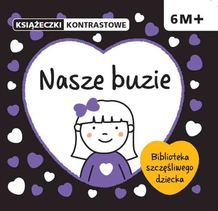 Książka - Książeczki kontrastowe Nasze buzie