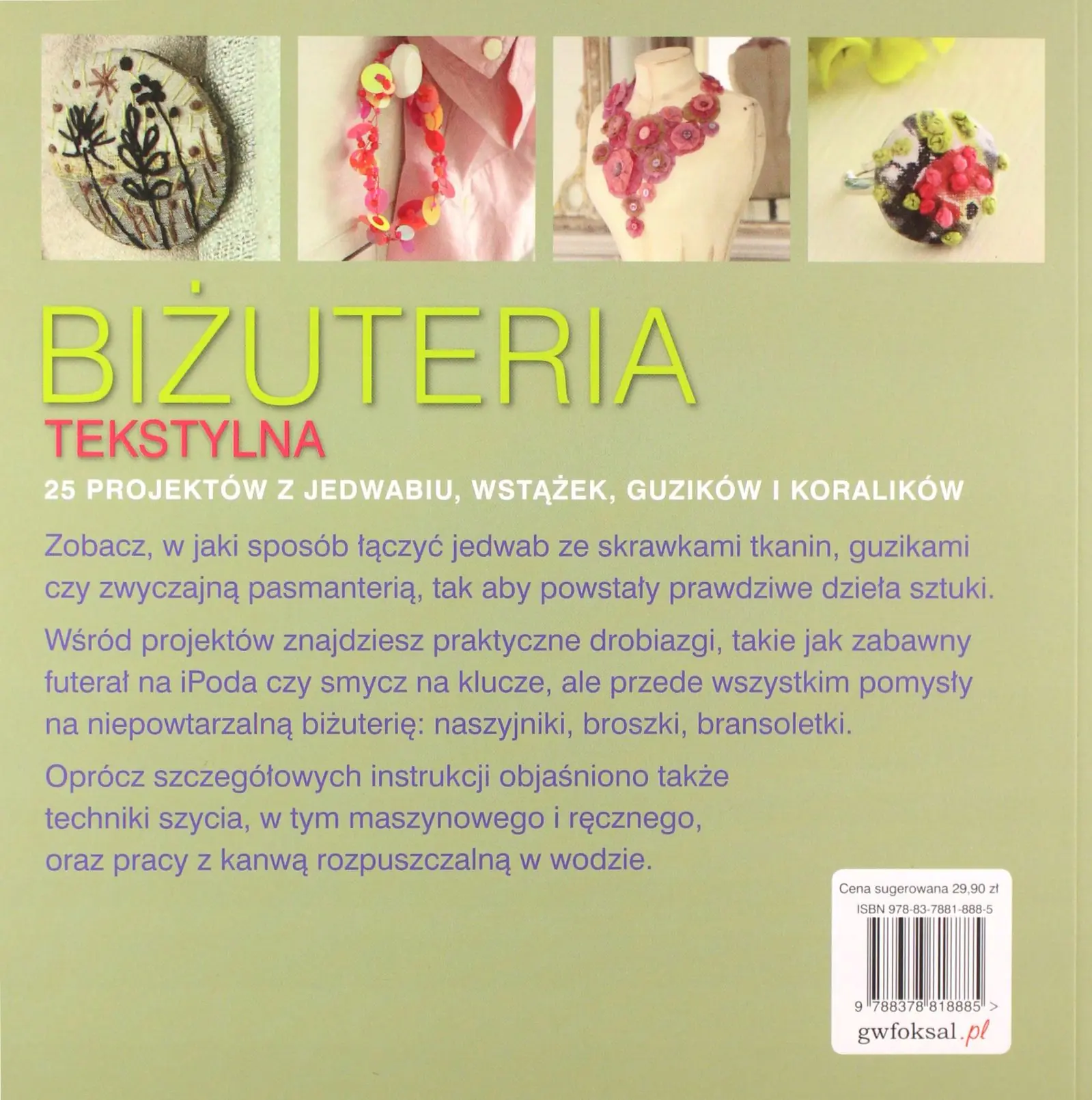 Książka - Biżuteria tekstylna
