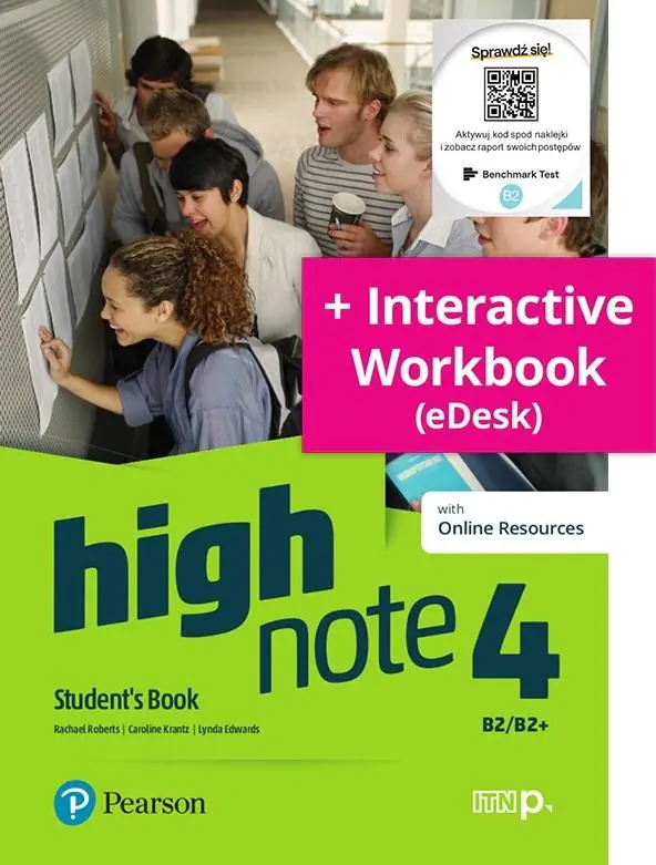 High Note 4. Student’s Book + Benchmark + kod (Interactive eBook + Interactive Workbook)