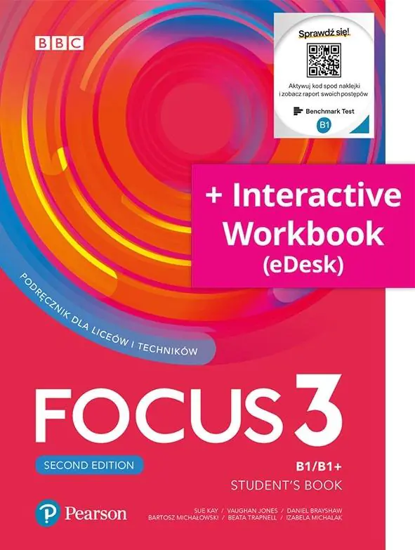 Focus Second Edition 3. Student’s Book + Benchmark + kod (Interactive eBook + Interactive Workbook)