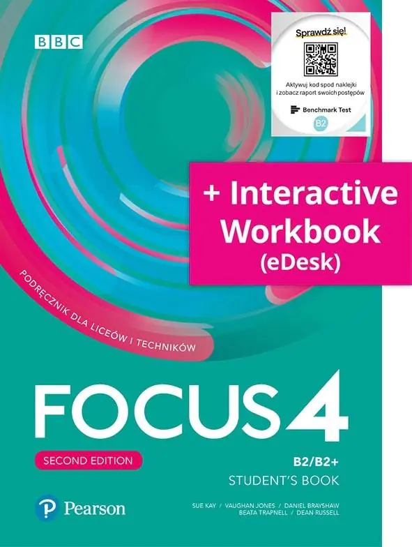 Focus Second Edition 4. Student’s Book + Benchmark + kod (Interactive eBook + Interactive Workbook)