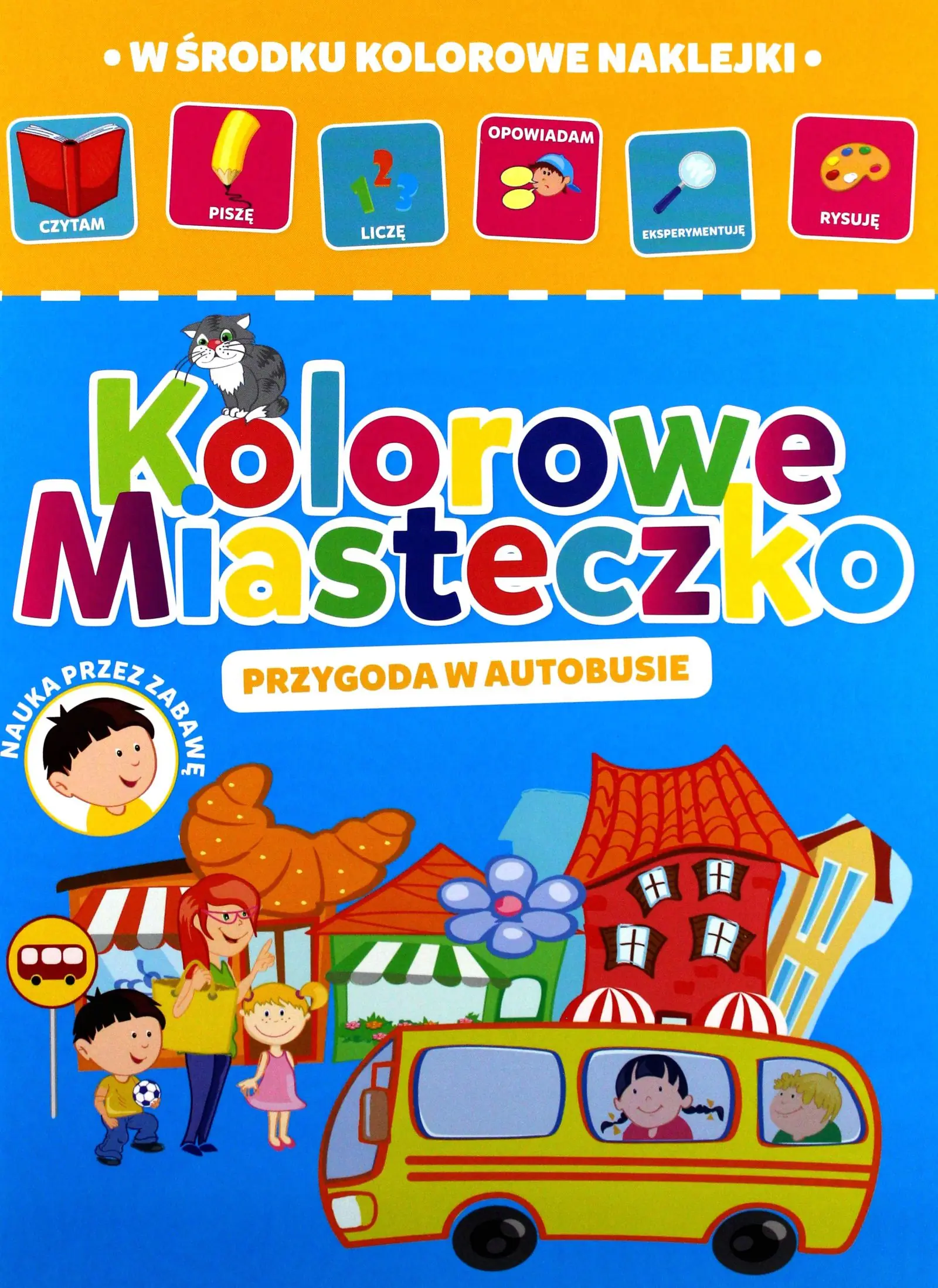 Książka - Kolorowe miasteczko 1