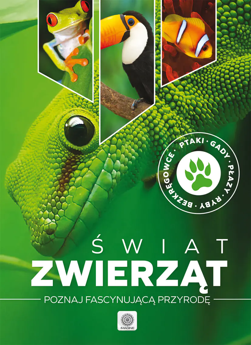 Książka - Imagine. Świat zwierząt. Ptaki / Gady / Ryby
