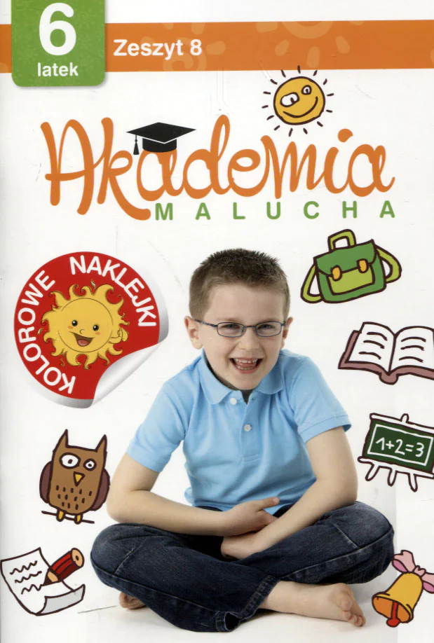 Książka - Akademia malucha. 6 latek. Zeszyt 8