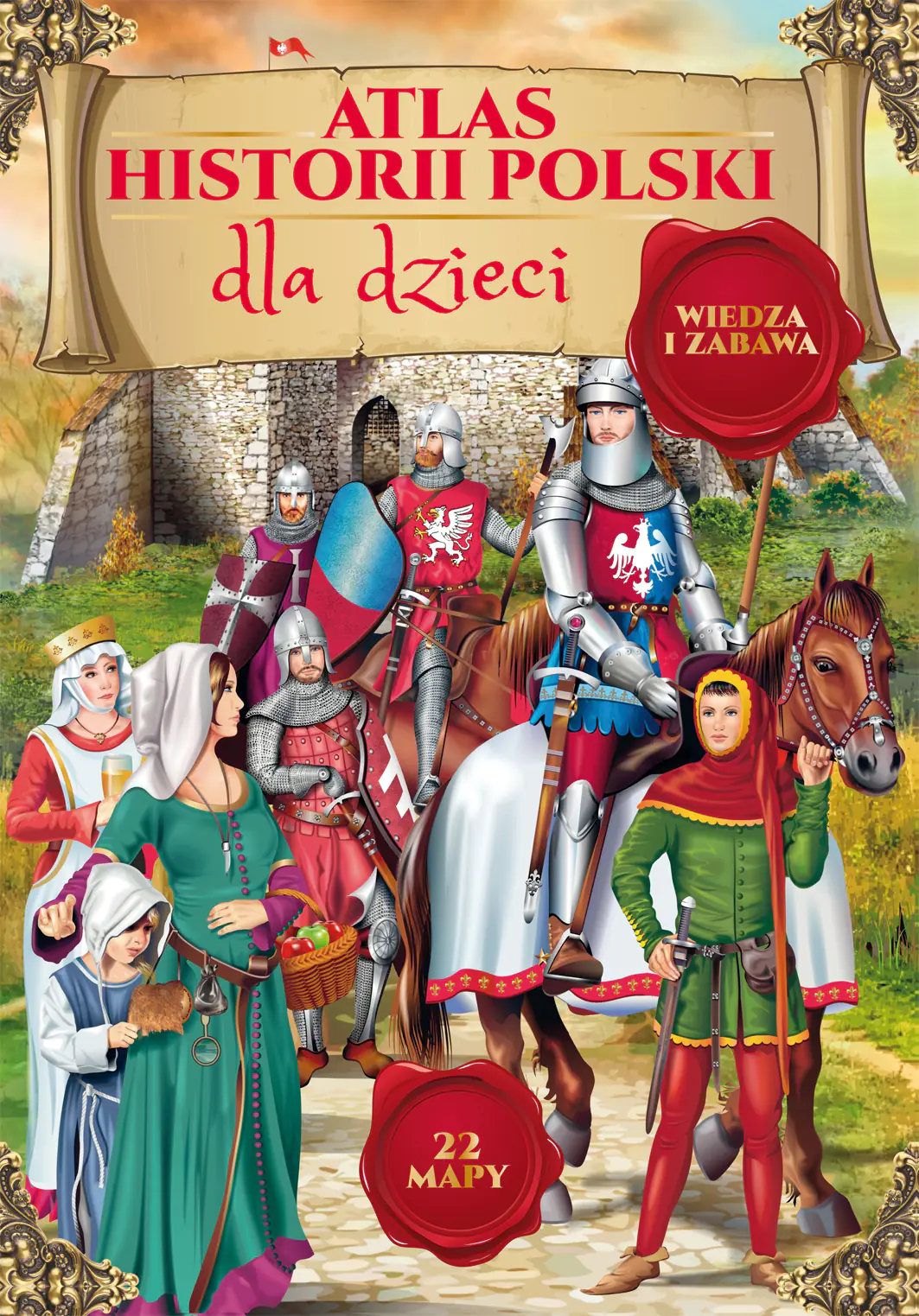 Książka - Atlas historii Polski dla dzieci