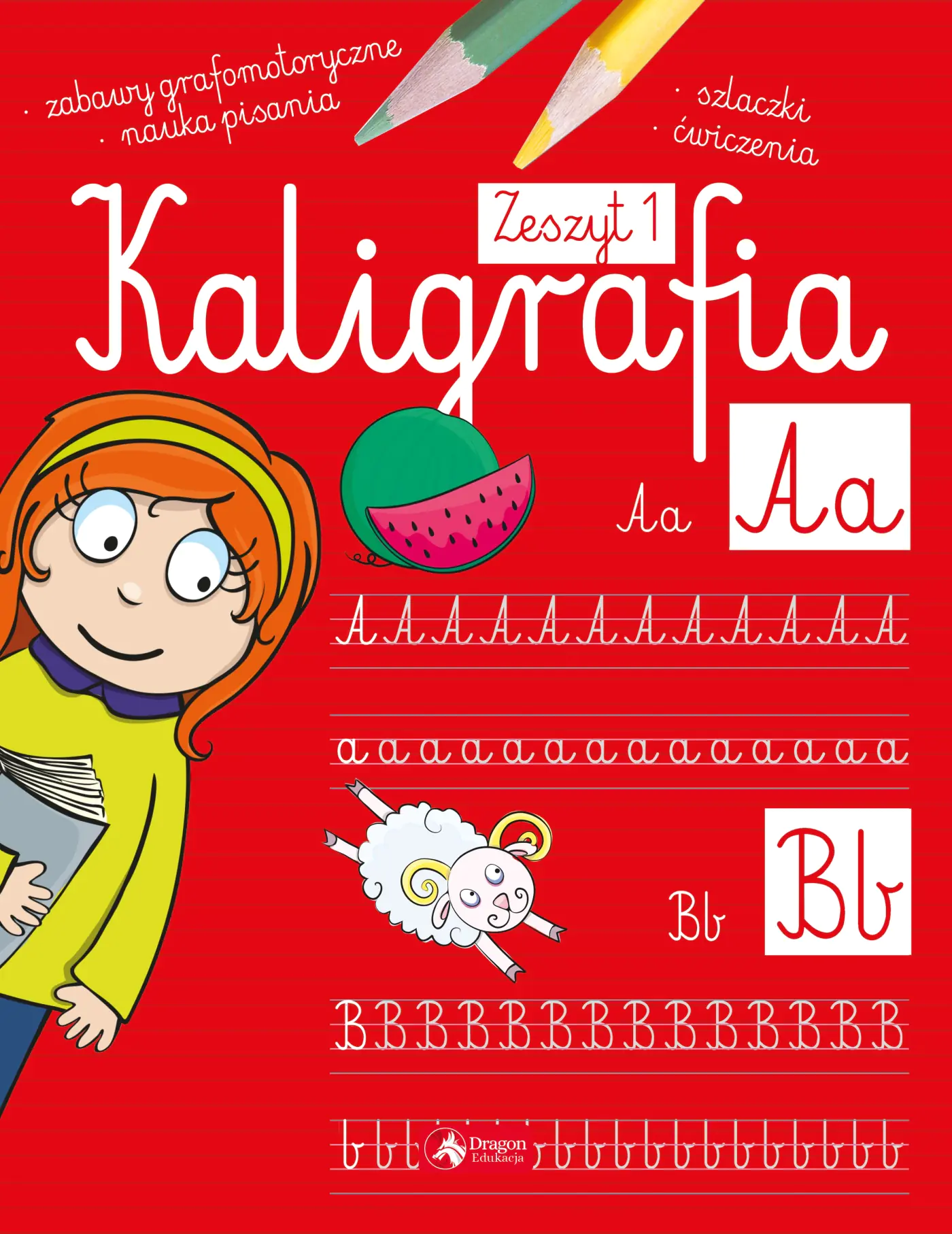 Książka - Kaligrafia. Zeszyt 1