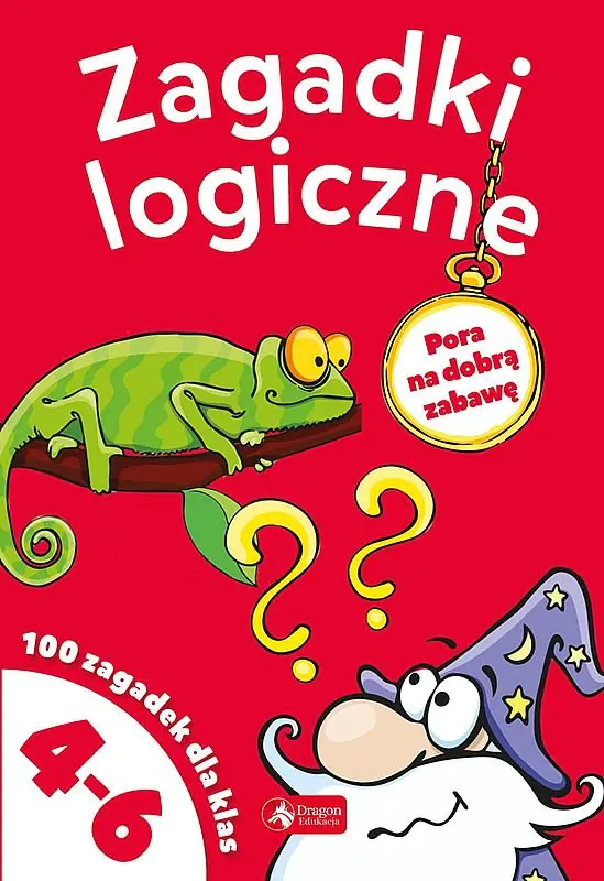 Książka - Zagadki logiczne. 100 zagadek dla klas 4-6