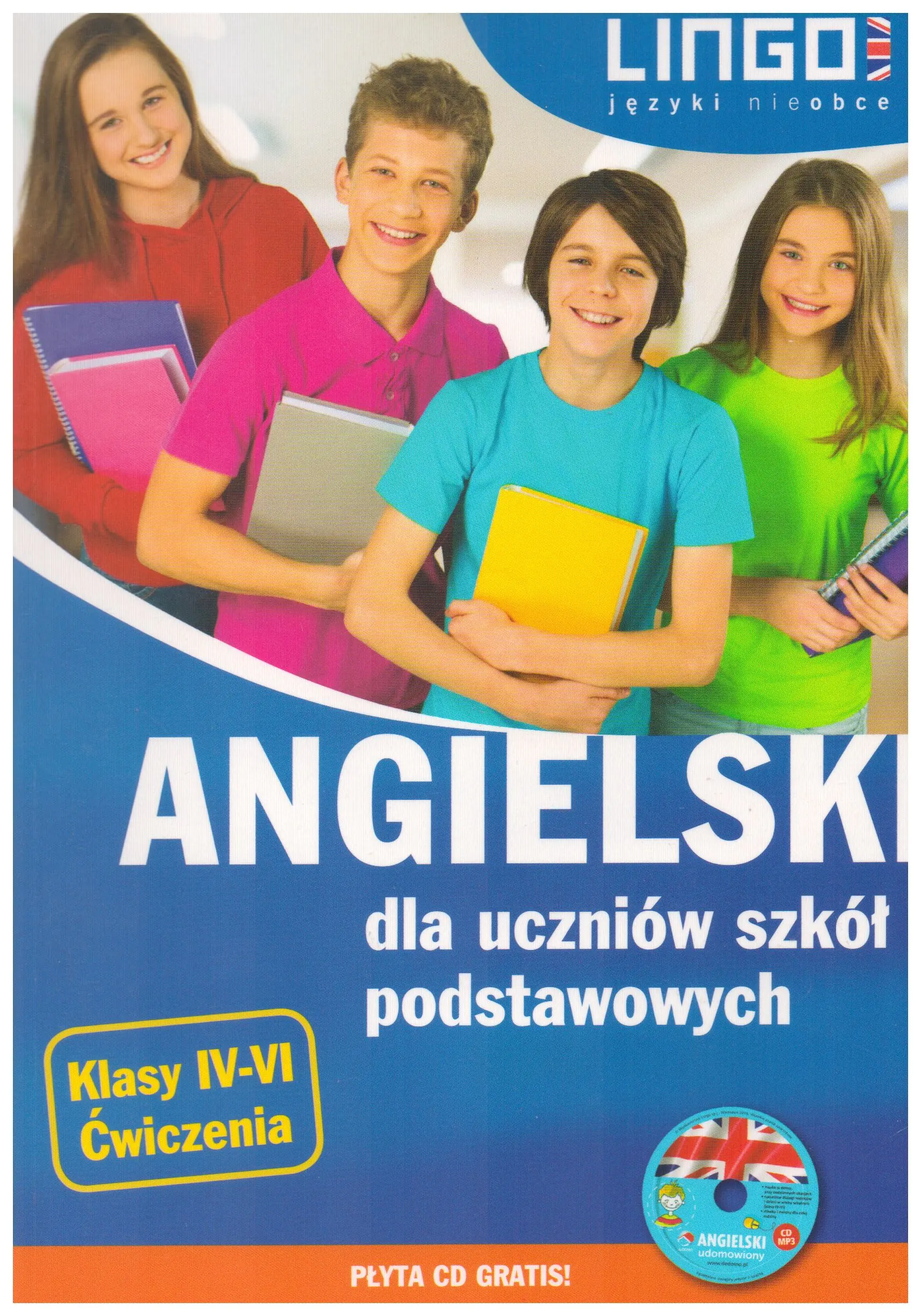 Książka - Angielski dla uczniów szkół podstawowych. Ćwiczenia. Klasy 4-6 + CD