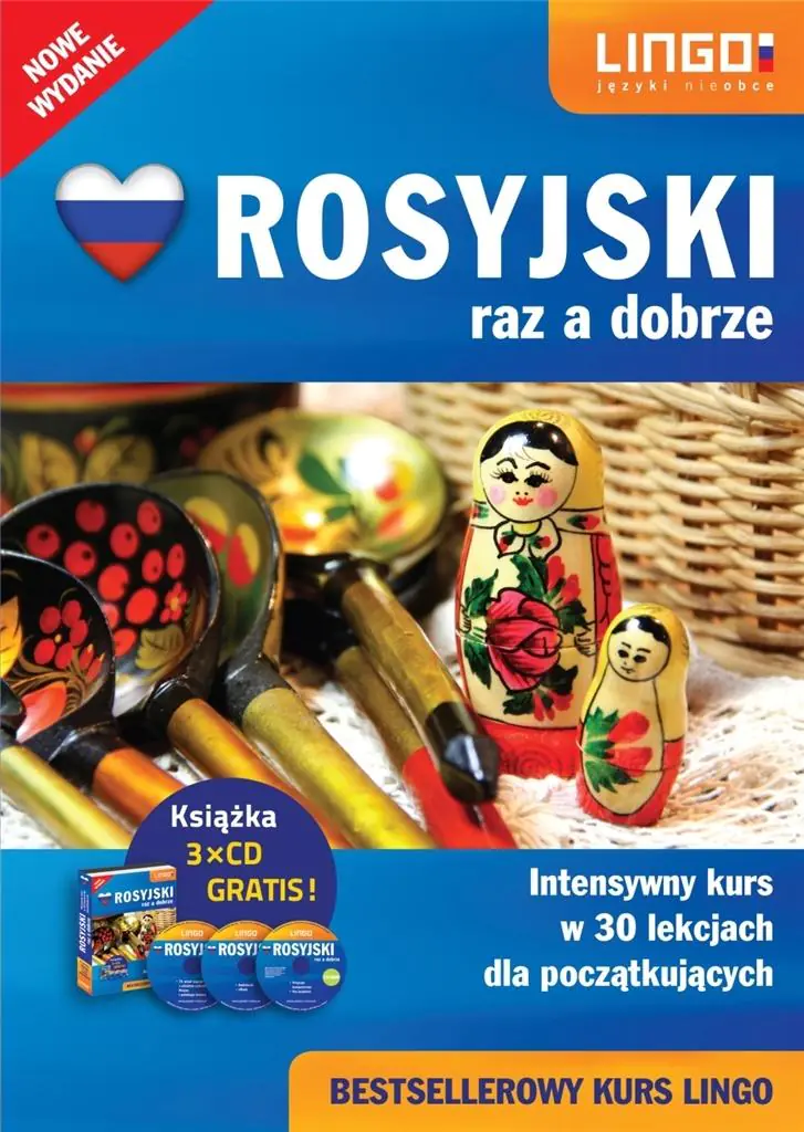 Książka - Rosyjski raz dobrze. Pakiet dla początkujących