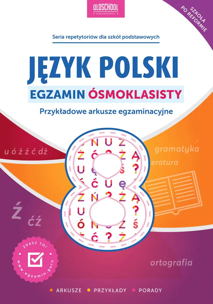Książka - Język polski. Egzamin ósmoklasisty