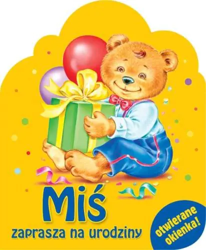 Książka - Miś zaprasza na urodziny
