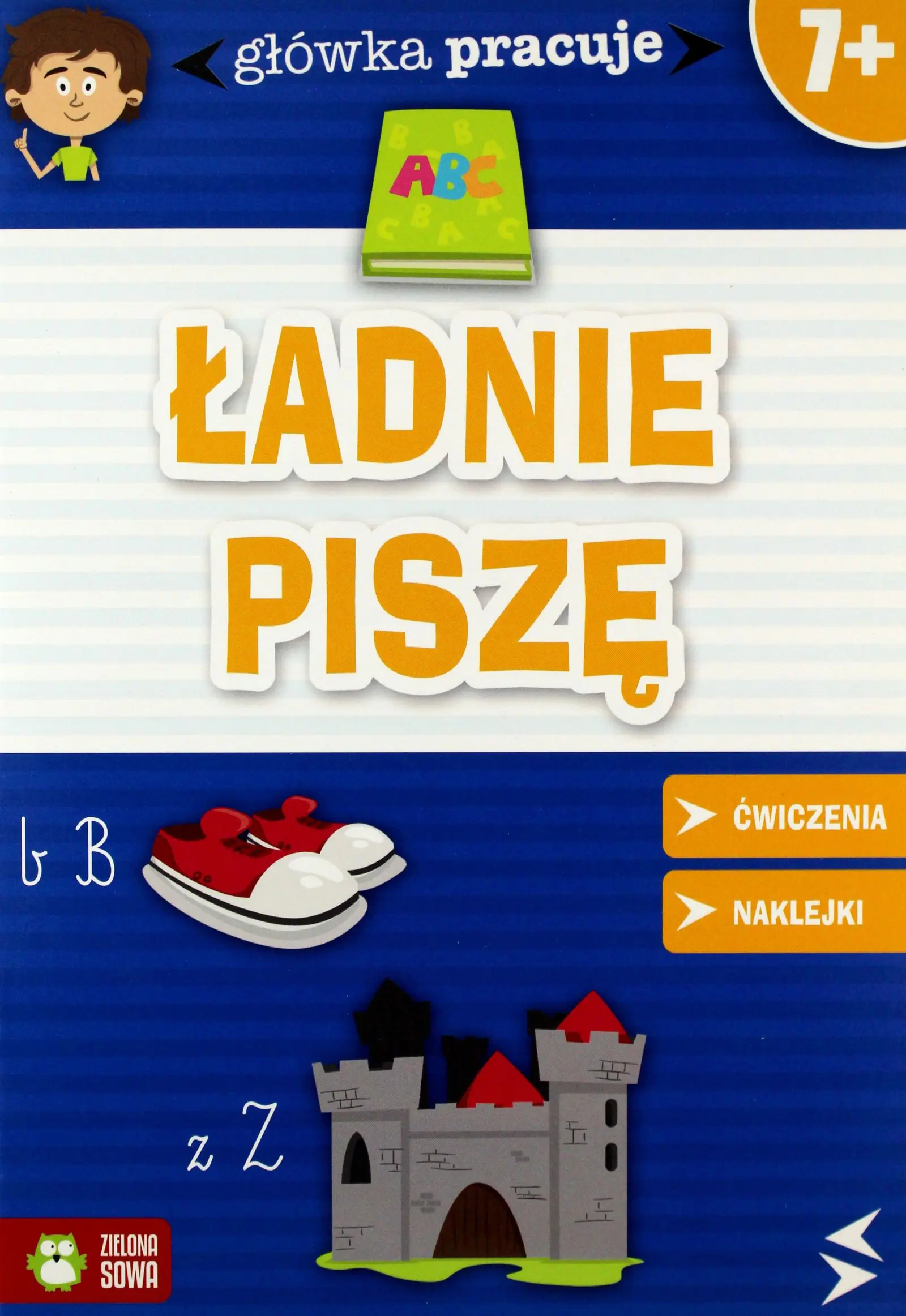 Książka - Ćwiczę ładne pisanie. Uczę się pisać. Główka pracuje