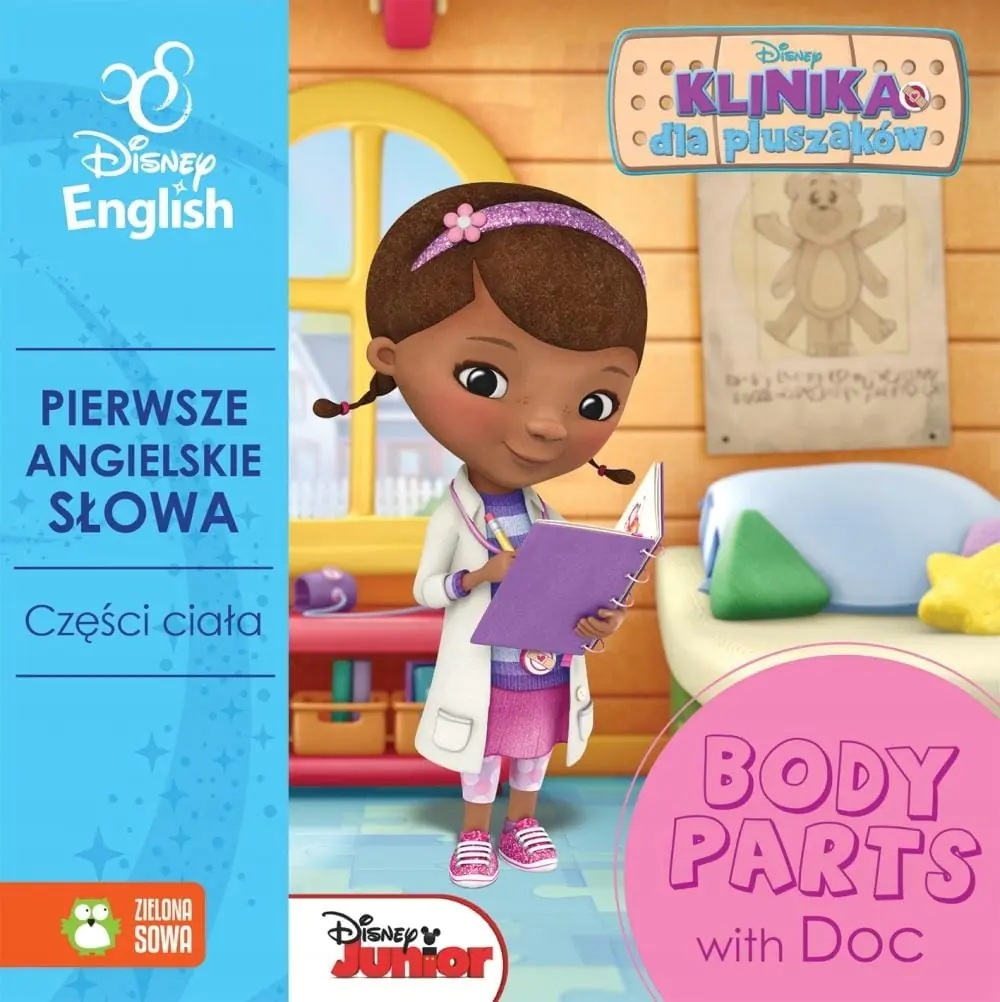 Książka - Body Parts with Doc. Pierwsze angielskie słówka. Części ciała