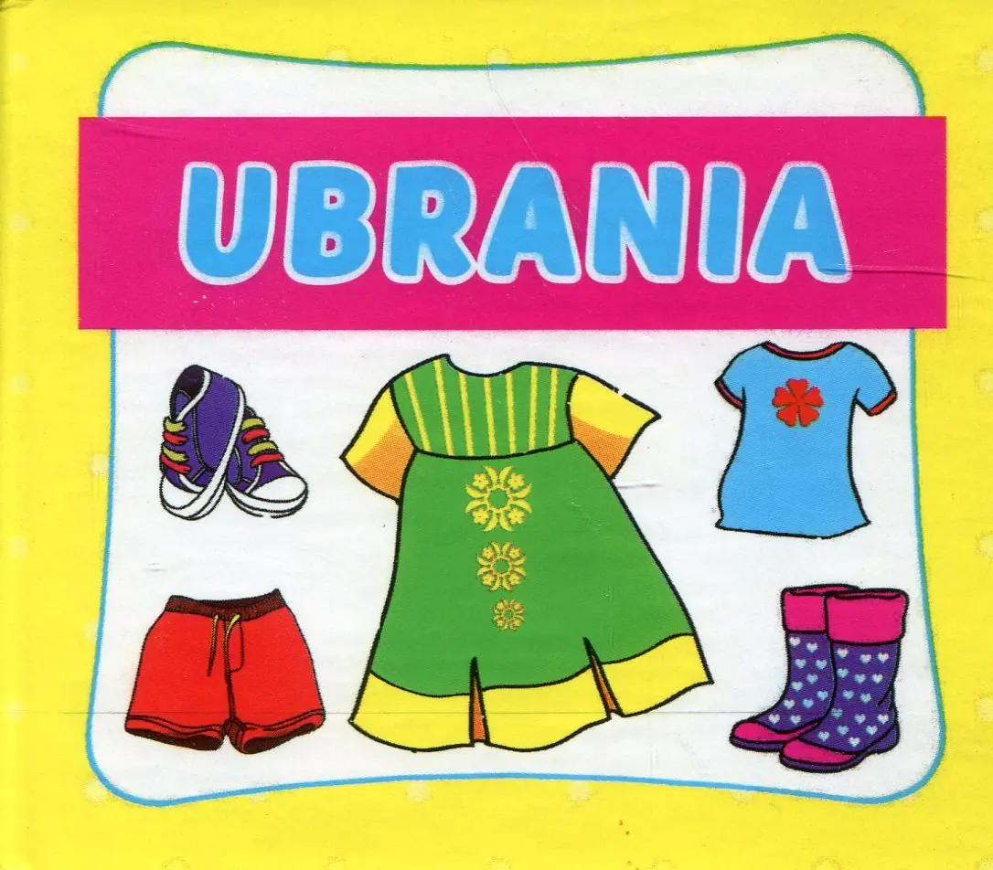 Książka - Ubrania harmonijka mała