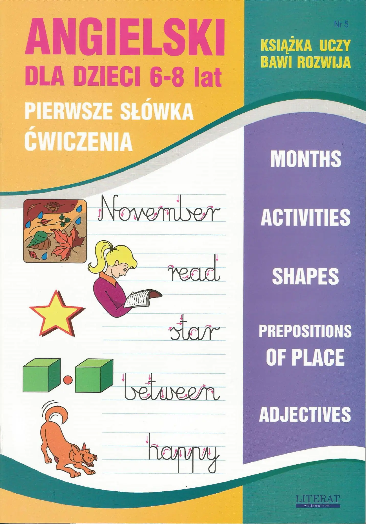 Książka - Angielski dla dzieci z.05 6-8 lat w.2016 LITERAT