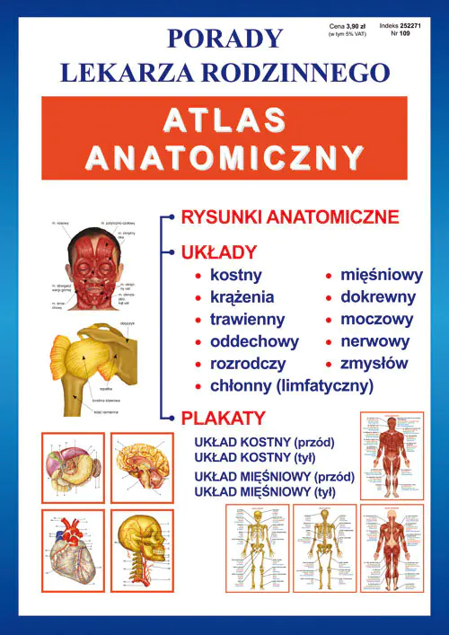 Książka - Atlas anatomiczny Porady lekarza rodzinnego
