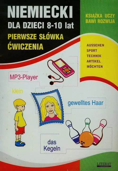 Książka - Niemiecki dla dzieci 8-10 lat. Pierwsze słówka. Ćwiczenia