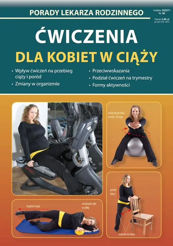 Książka - Porady lek. rodzinnego. Ćw dla kobiet w ciąży nr90