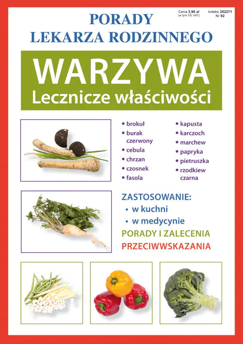 Książka - Warzywa Lecznicze właściwości