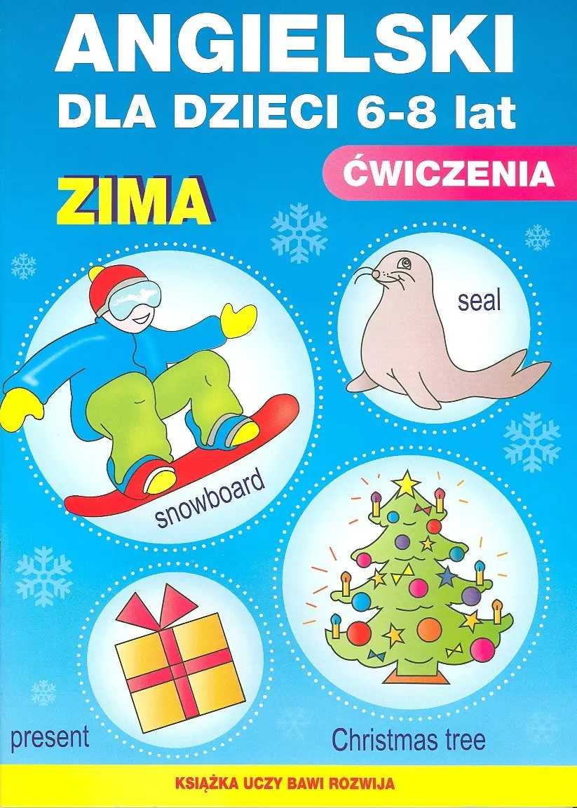 Książka - Angielski dla dzieci 6-8 lat Ćwiczenia Zima Zeszyt 19