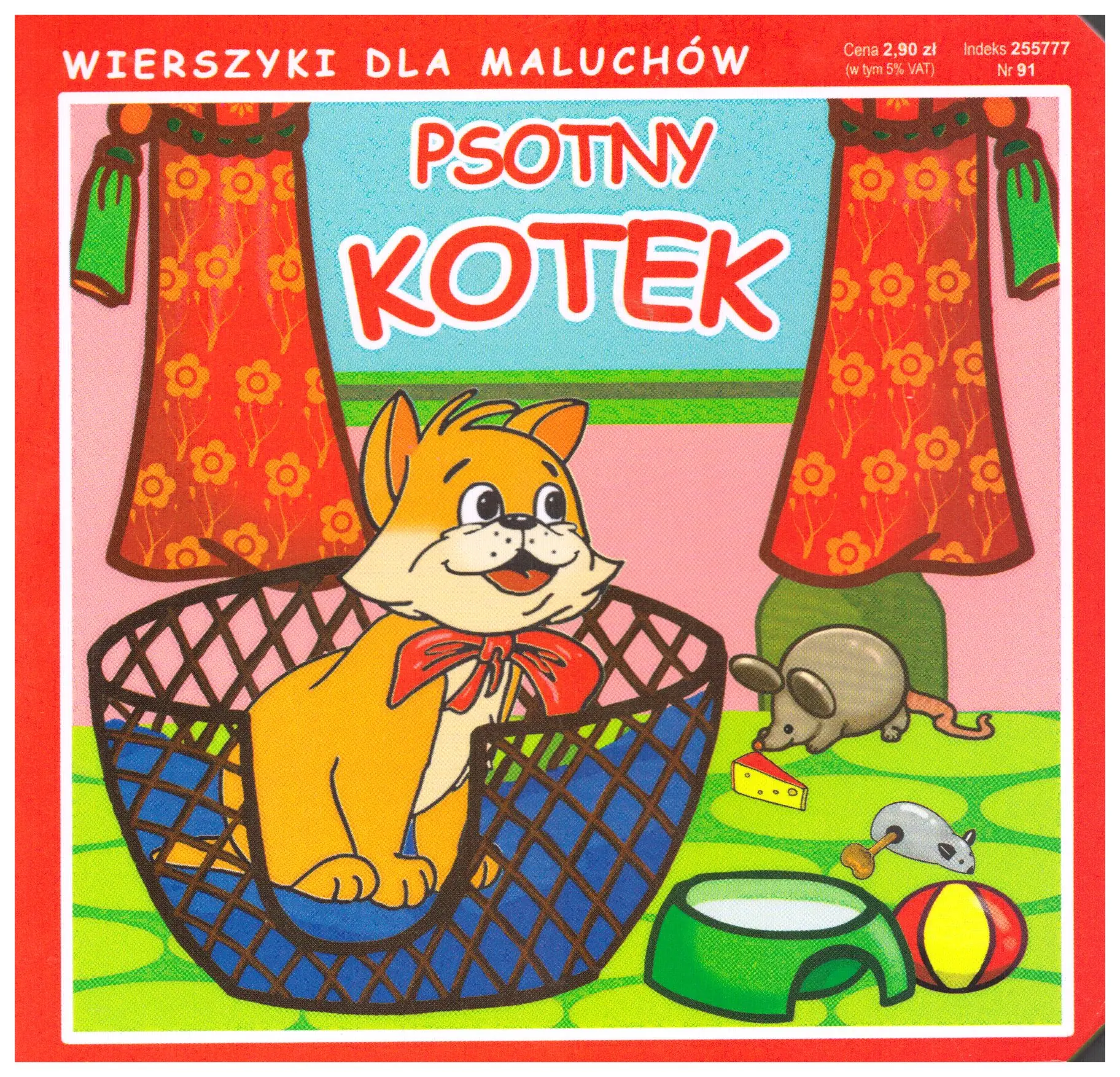 Książka - Psotny kotek