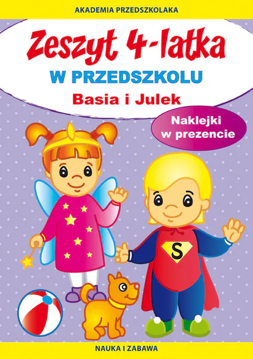 Książka - Zeszyt 4-latka. Basia i Julek. W przedszkolu